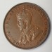 AUSTRALIA 1932/3 .  ONE 1 PENNY . OVERDATE . SCARCE